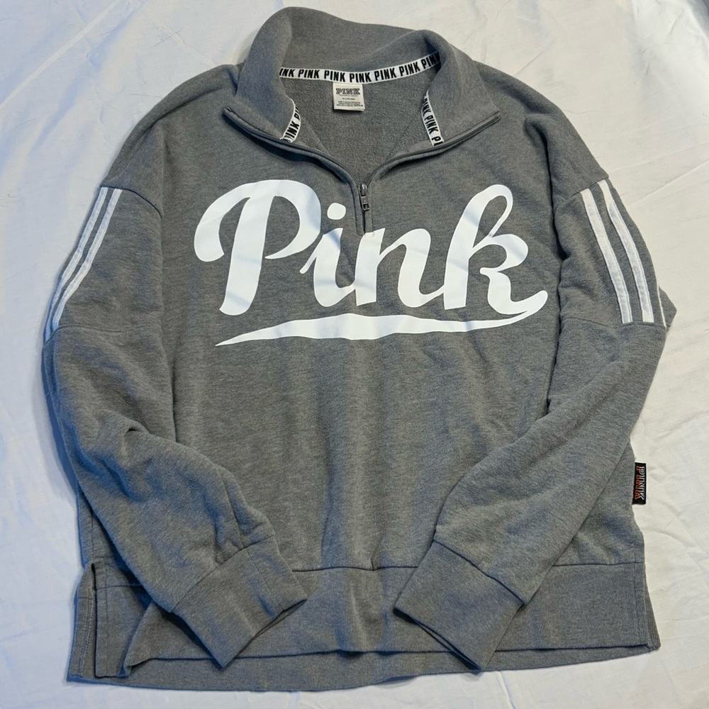 VS PINK 3/4 zip. Size M